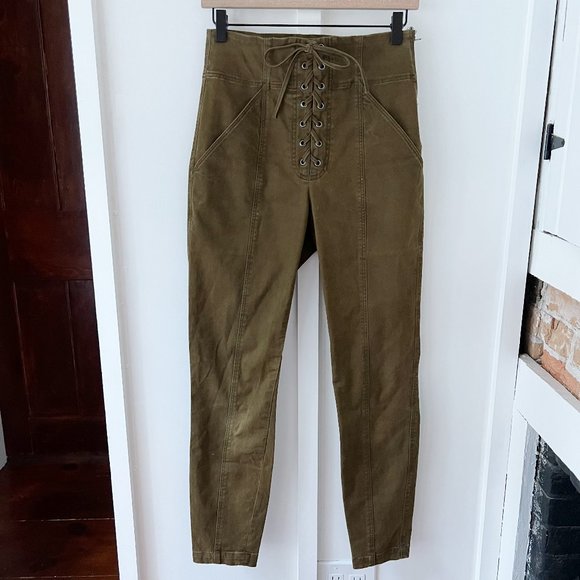 A.L.C. green kyle trouser pant - Picture 2 of 7